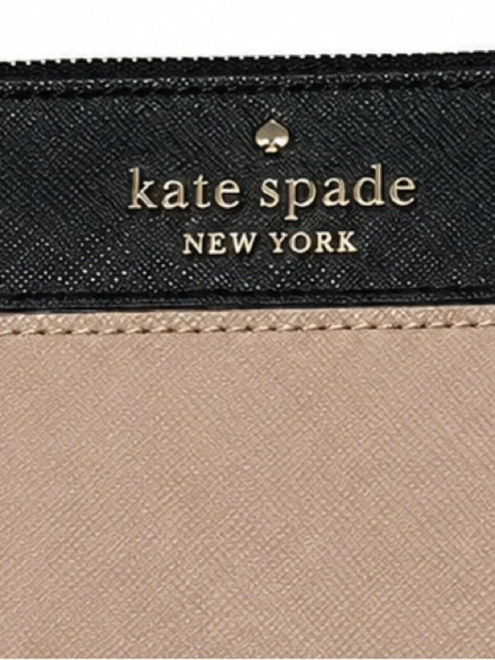 Kate Spade New York Cameron Large Zip Wristlet Wallet Warm Beige Multi NWT